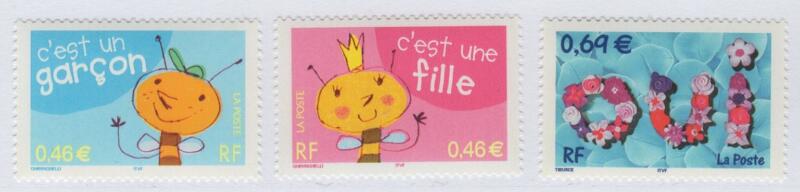 Francobolli Francia Anno 2002 Francobolli augurali