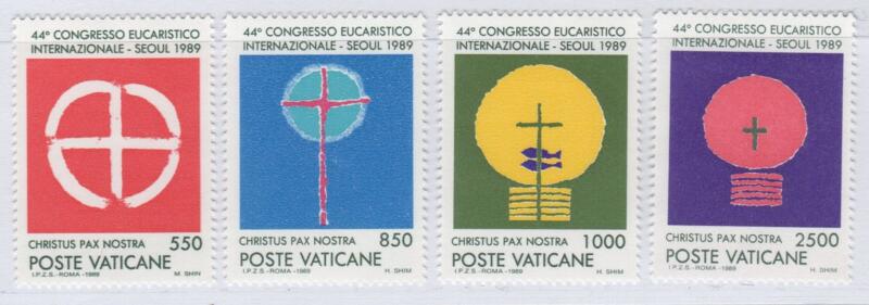 Francobolli Vaticano Anno 1989 44esimo Congresso Eucaristico Internazionale Seul