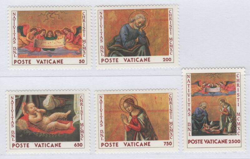 Francobolli Vaticano Anno 1990 Natale