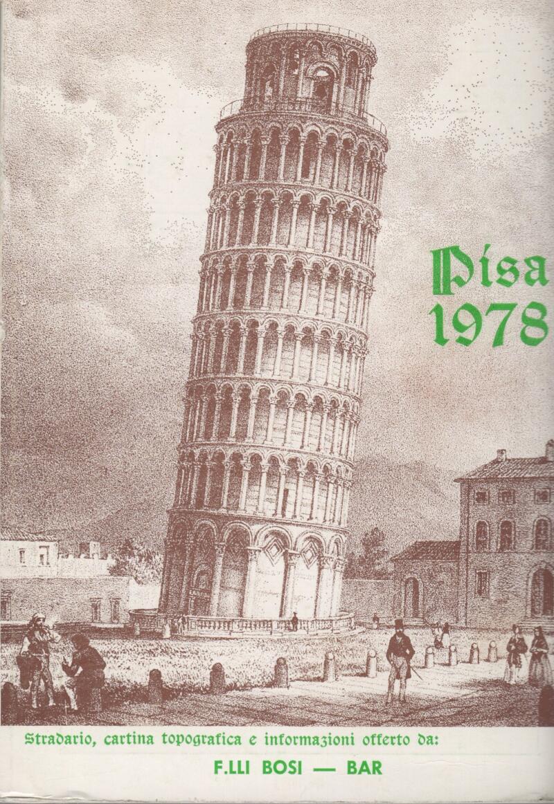 Pisa 1978 Stradario, cartina topografica e informazioni