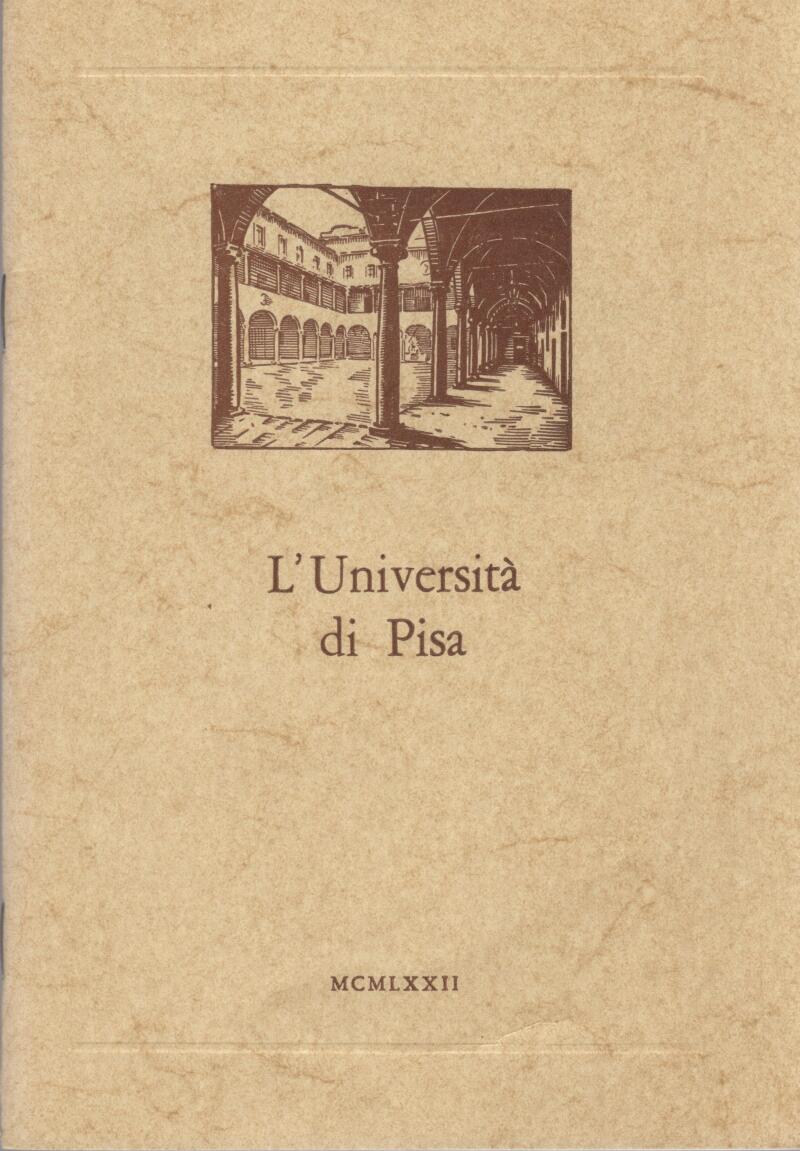 L'Università di Pisa, 1972