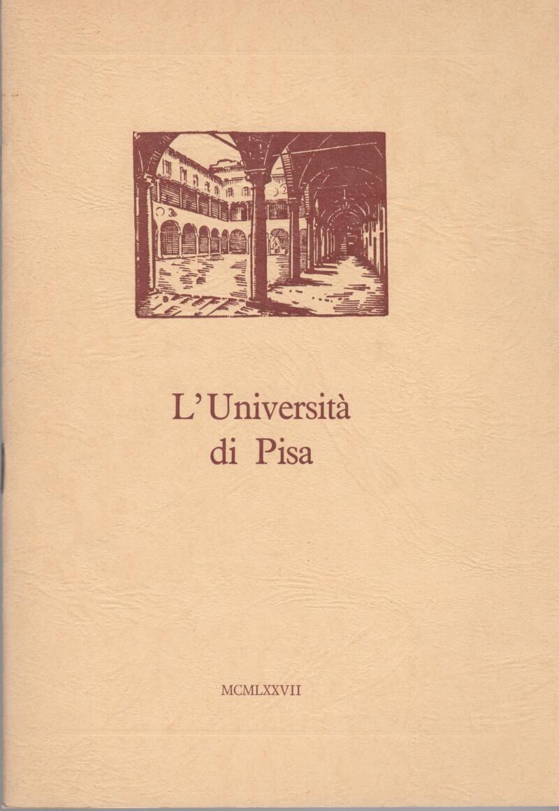 L'Università di Pisa, !977