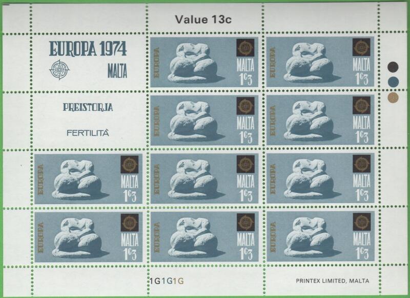 Minifogli Malta Anno 1974 Europa