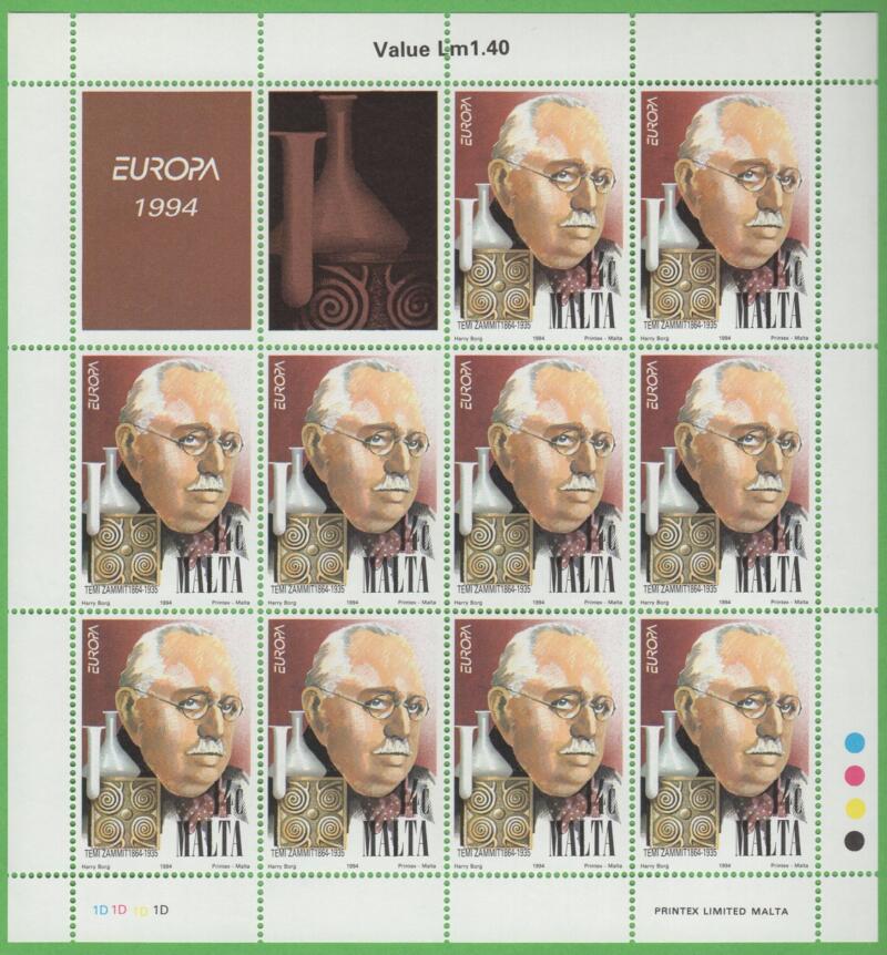 Minifogli Malta Anno 1994 Europa L'Europa e le scoperte