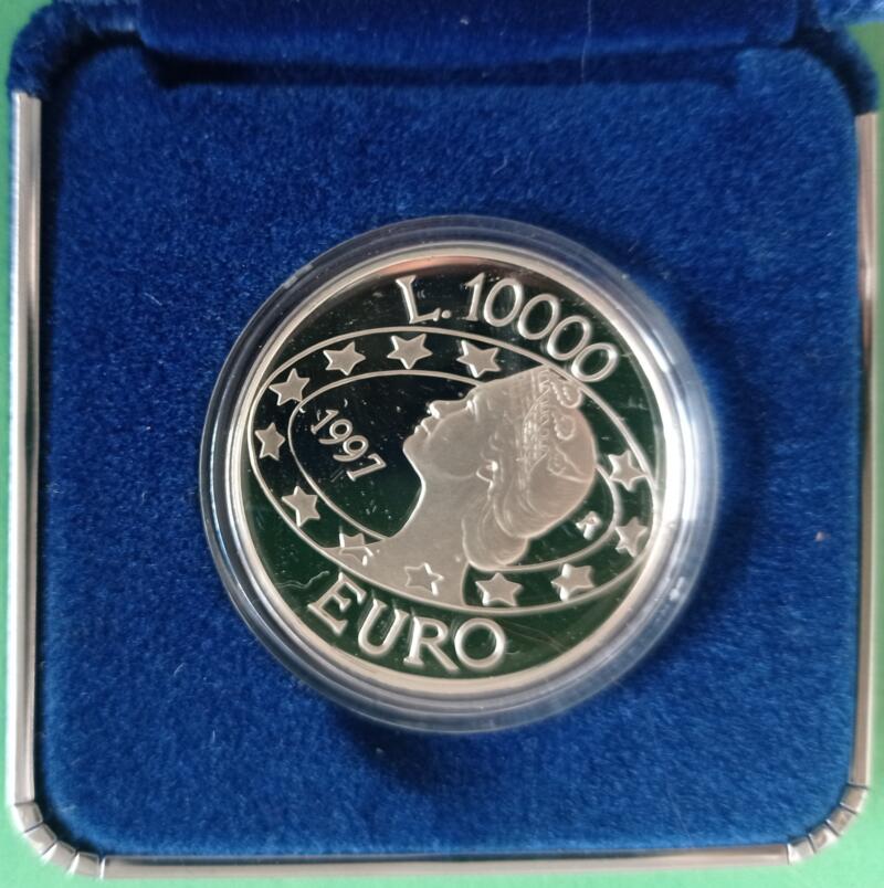 Moneta San Marino Anno 1997 Lire 10000 Euro Proof