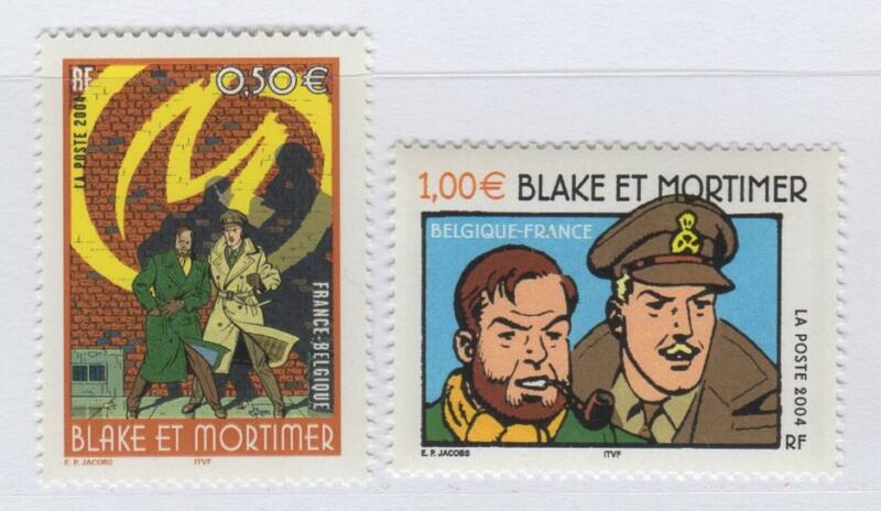 Francobolli Francia Anno 2004 Centenario della nascita di Edgar-Pierre Jacobs