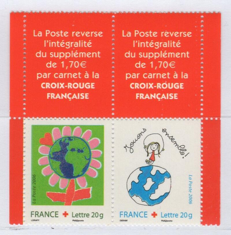 Francobolli Francia Anno 2006 Pro Croce Rossa