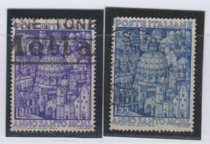 Francobolli Italia Repubblica Anno 1950 Anno Santo 1950 Timbrati