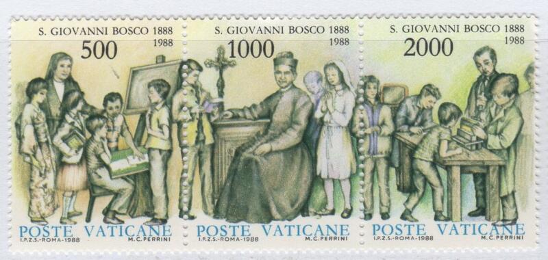 Francobolli Vaticano Anno 1988 Centenario della morte di San Giovanni Bosco