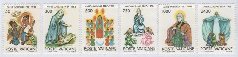Francobolli Vaticano Anno 1988 Anno Mariano 1987-1988