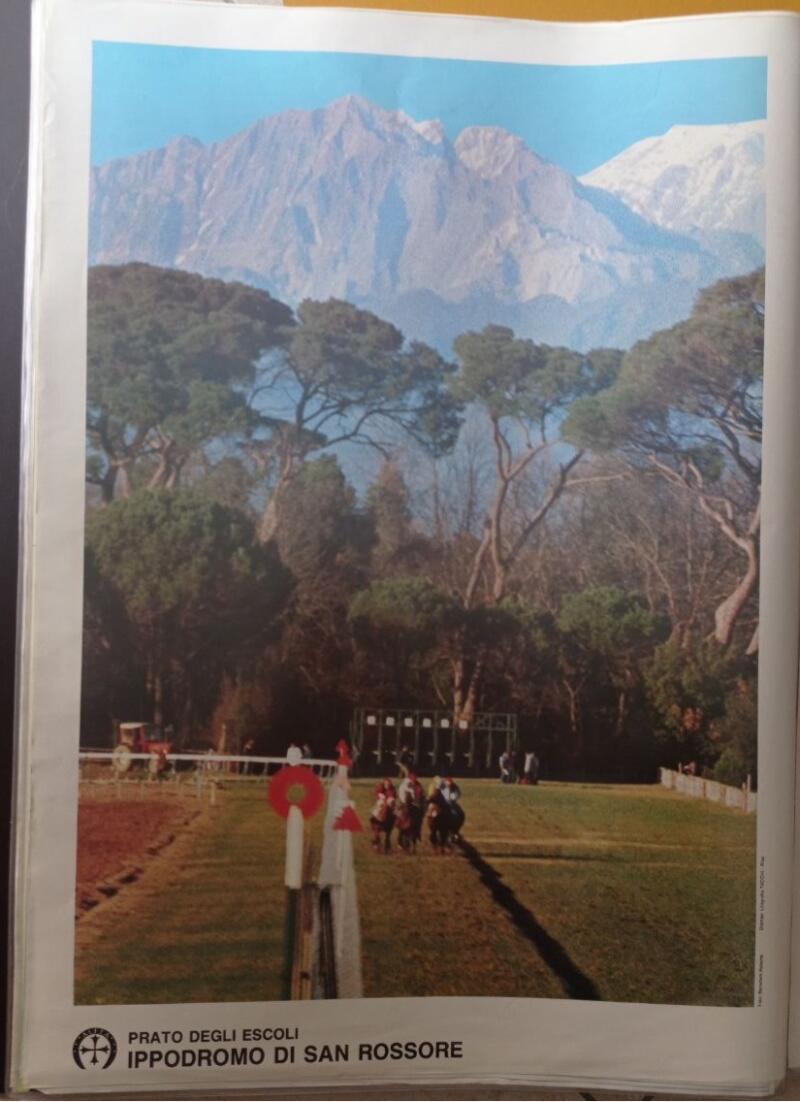 Manifesto Prato degli Escoli Ippodromo di San Rossore