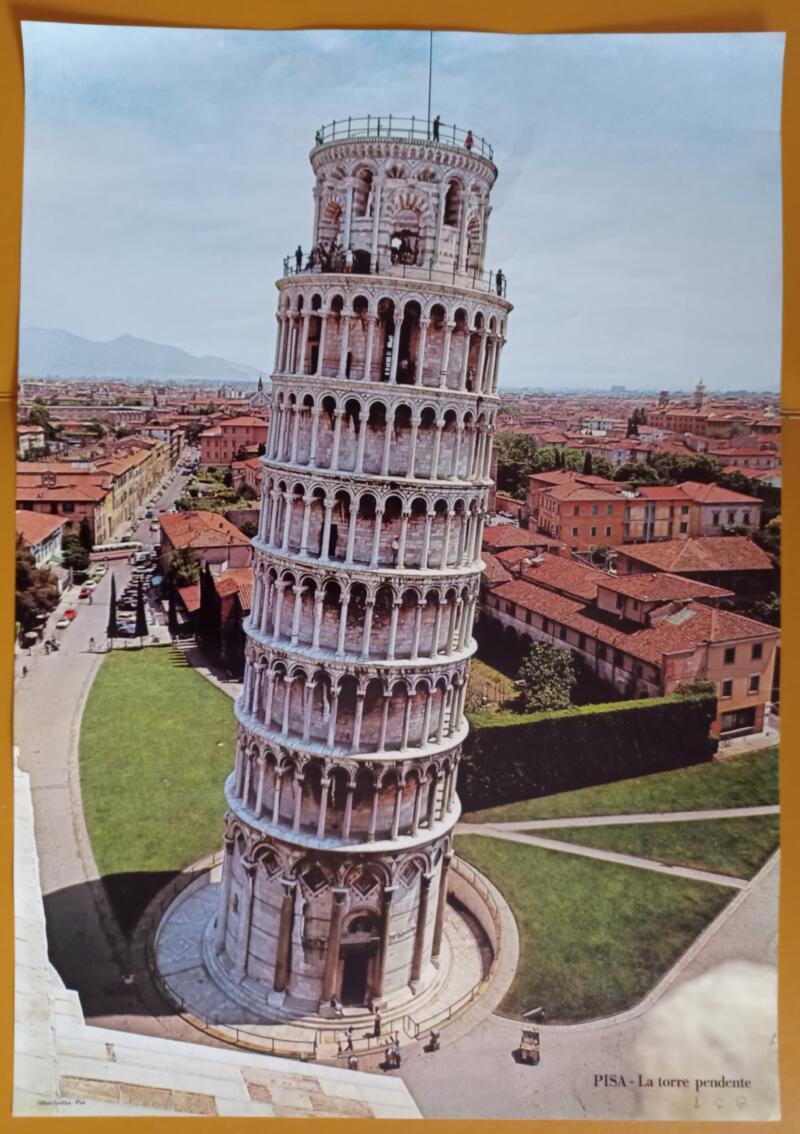 Manifesto Pisa - La Torre pendente
