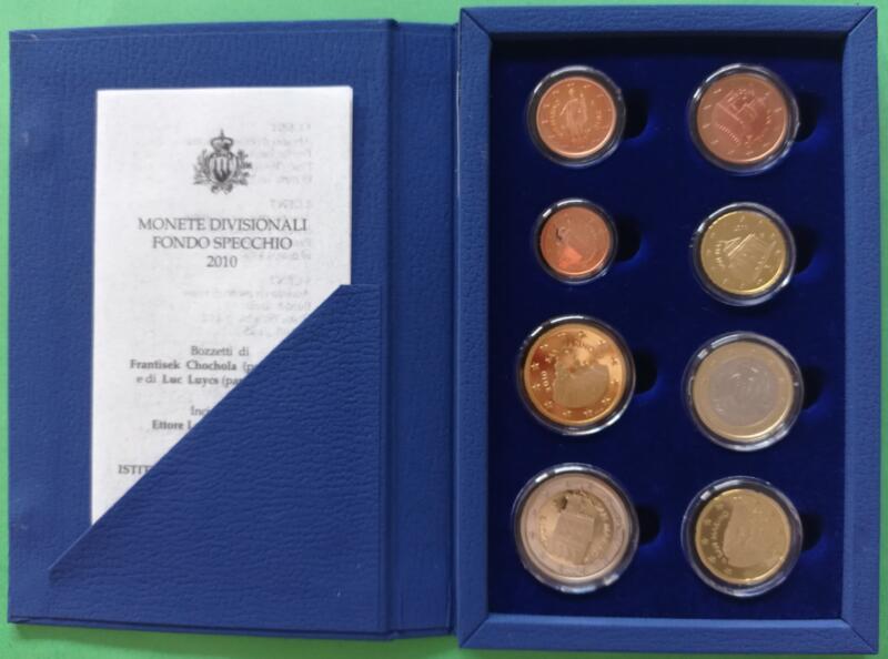 Monete San Marino Anno 2010 Serie divisionale Proof