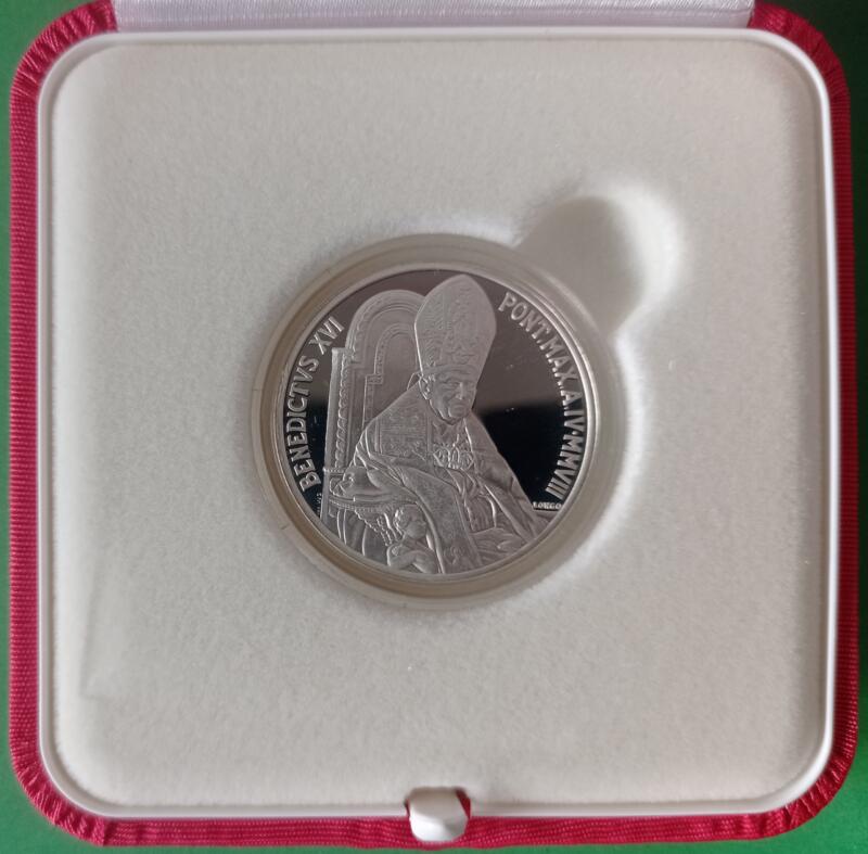 Moneta Vaticano Anno 2008 Euro 10 XLI Giornata mondiale della Pace Proof