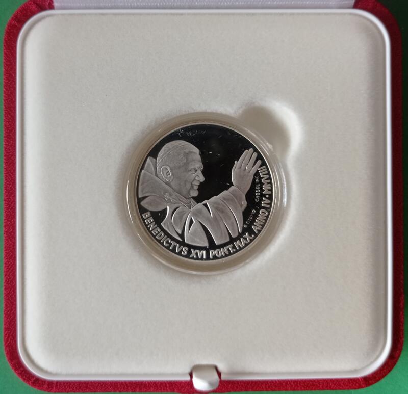 Moneta Vaticano Anno 2008 Euro 5 XXIII Giornata mondiale della Gioventù Proof