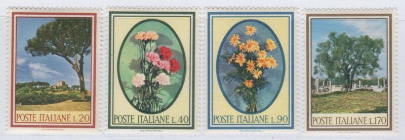 Francobolli Italia Repubblica Anno 1966 Flora Prima serie