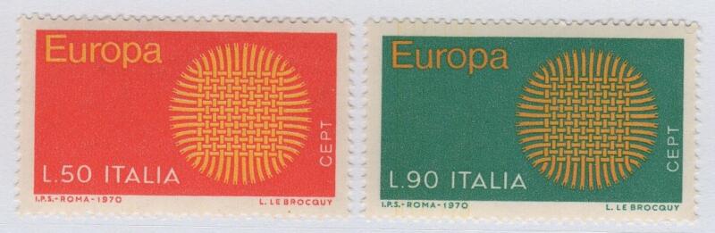 Francobolli Italia Repubblica Anno 1970 Europa