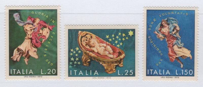 Francobolli Repubblica Italiana Anno 1972 Natale
