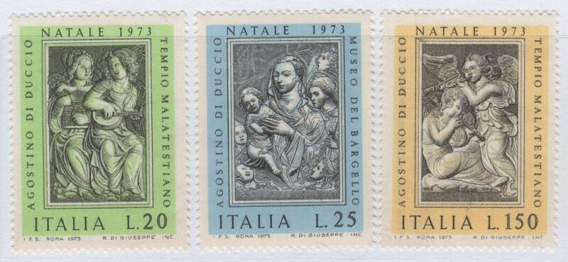 Francobolli Repubblica Italiana Anno 1973 Natale