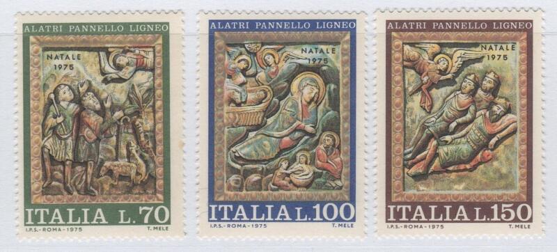 Francobolli Italia Repubblica Anno 1975 Natale