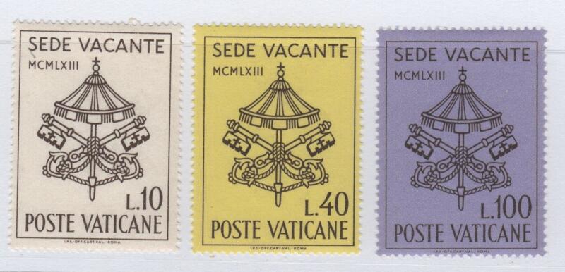 Francobolli Vaticano Anno 1963 Sede Vacante