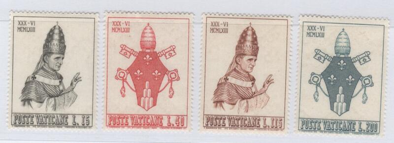 Francobolli Vaticano Anno 1963 Incoronazione di Paolo VI