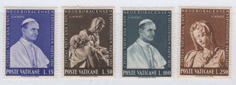 Francobolli Vaticano Anno 1964 Partecipazione vaticana all'Esposizione Universale di New York