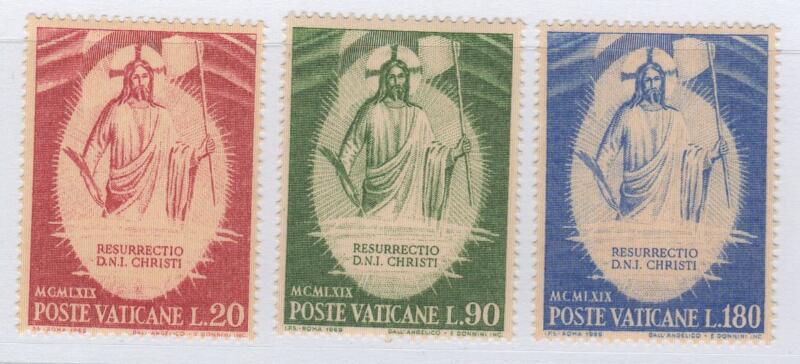 Francobolli Vaticano Anno 1969 Pasqua