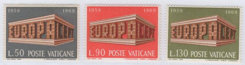 Francobolli Vaticano Anno 1969 Europa