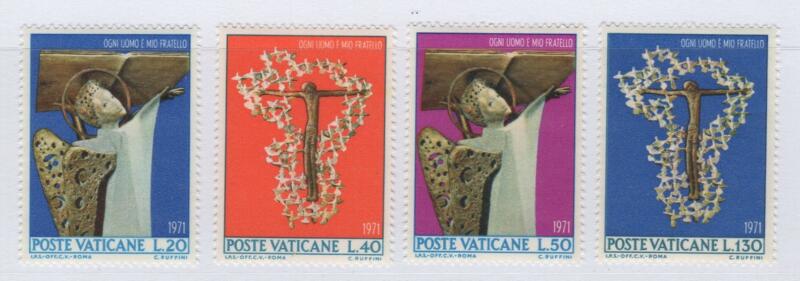 Francobolli Vaticano Anno 1971 Contro le discriminazioni razziali