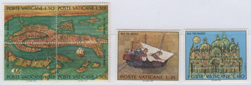 Francobolli Vaticano Anno 1972 Salviamo Venezia