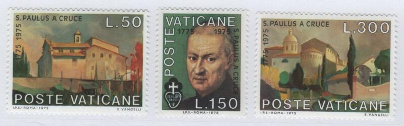 Francobolli Vaticano Anno 1975 Bicentenario della morte di San Paolo della Croce