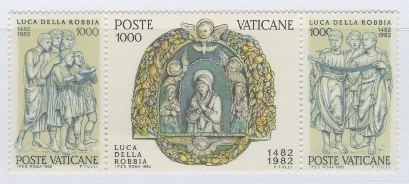 Francobolli Vaticano Anno 1982 Quinto centenario della morte di Luca della Robbia