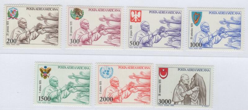 Francobolli Vaticano Anno 1980 Posta Aerea