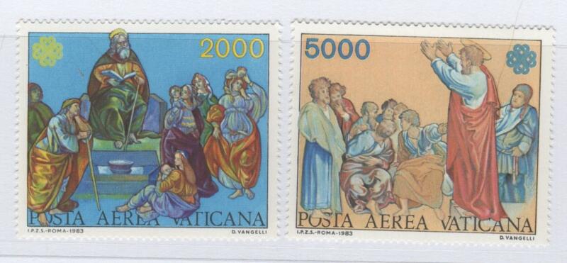 Francobolli Vaticano Anno 1983 Posta Aerea Anno mondiale delle comunicazioni