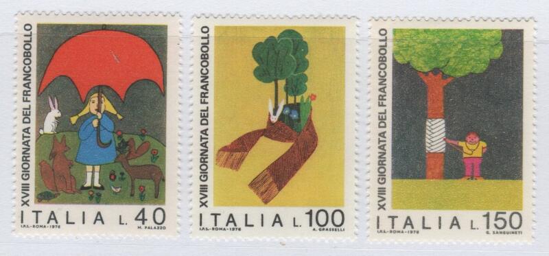 Francobolli Italia Repubblica Anno 1976 18esima Giornata del francobollo