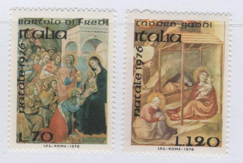 Francobolli Italia Repubblica Anno 1976 Natale