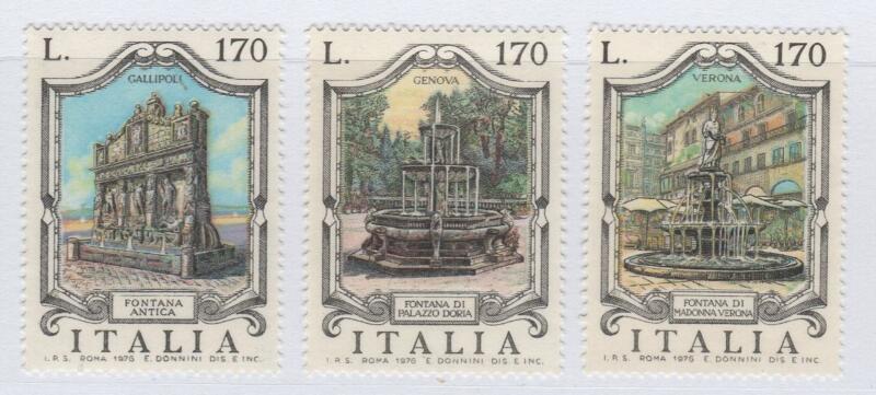 Francobolli Italia Repubblica Anno 1976 Fontane d'Italia Quarta serie