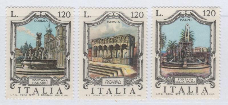 Francobolli Italia Repubblica Anno 1977 Fontane d'Italia Quinta serie