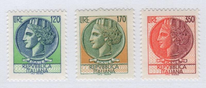 Francobolli Italia Repubblica Anno 1977 Siracusana