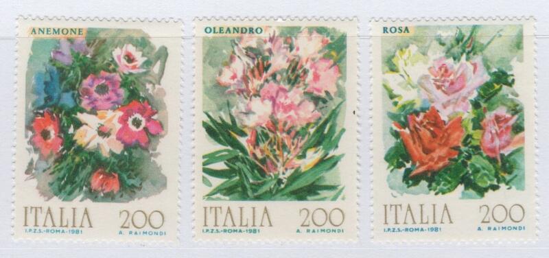 Francobolli Italia Repubblica Anno 1981 Fiori d'Italia Prima serie