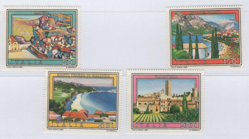 Francobolli Italia Repubblica Anno 1981 Turistica Ottava serie