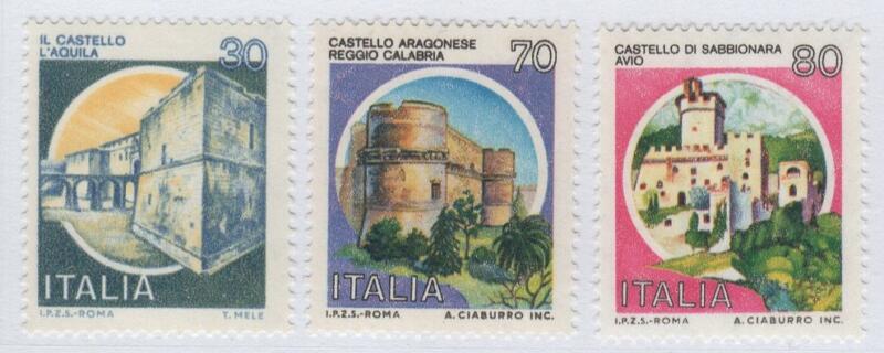 Francobolli Italia Repubblica Anno 1981 Castelli d'Italia