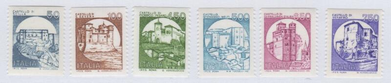 Francobolli Italia Repubblica Anno 1988 Castelli d'Italia per distributori automatici