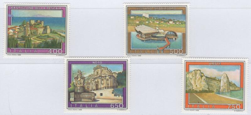 Francobolli Italia Repubblica Anno 1988 Turistica 15esima serie