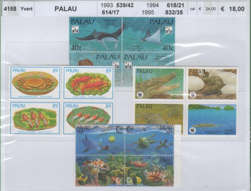 Francobolli Palau Anni 1993-1994-1995 Varie emissioni