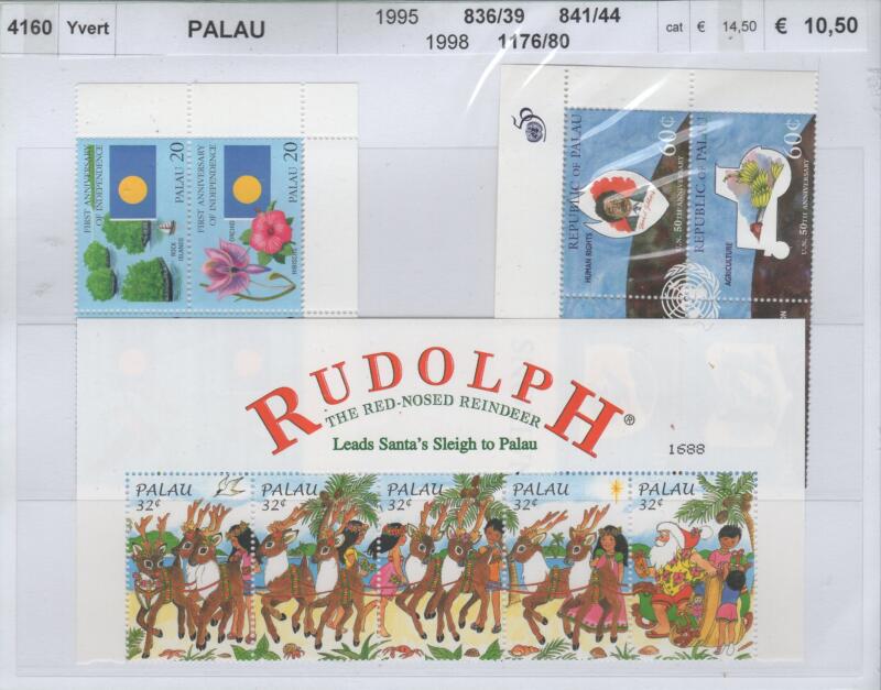 Francobolli Palau Anni 1995-1998 Varie emissioni