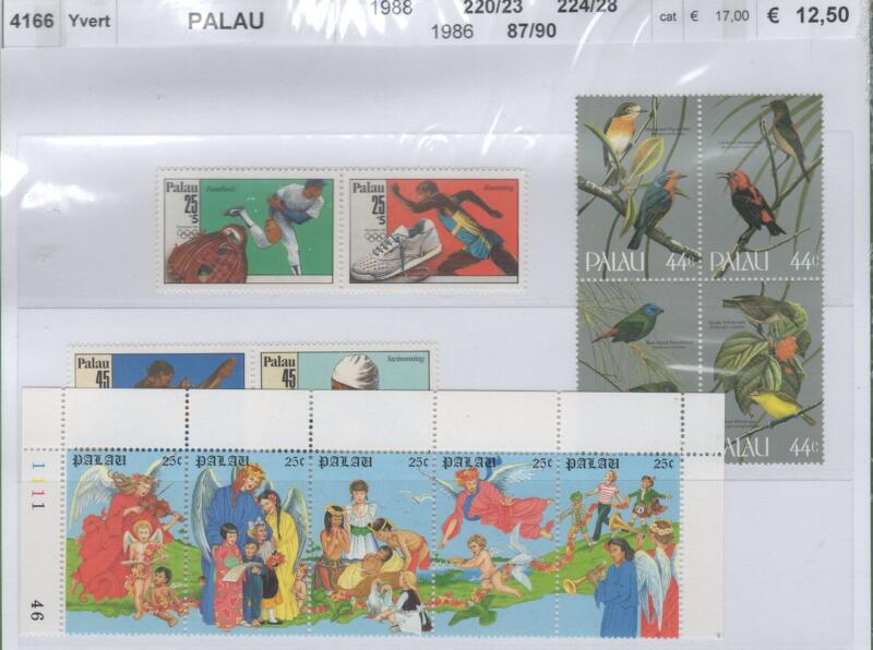Francobolli Palau Anni 1986-1988 Varie emissioni