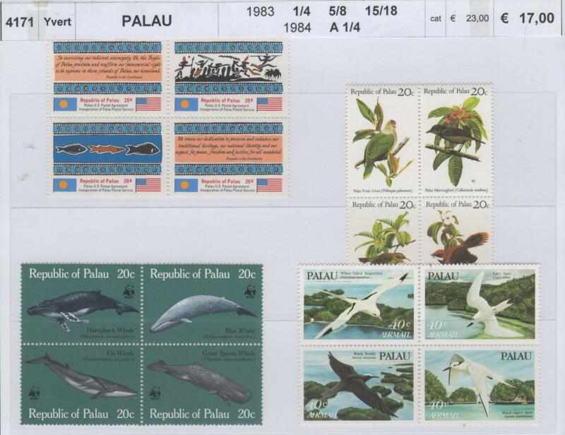 Francobolli Palau Anni 1983-1984 Varie emissioni