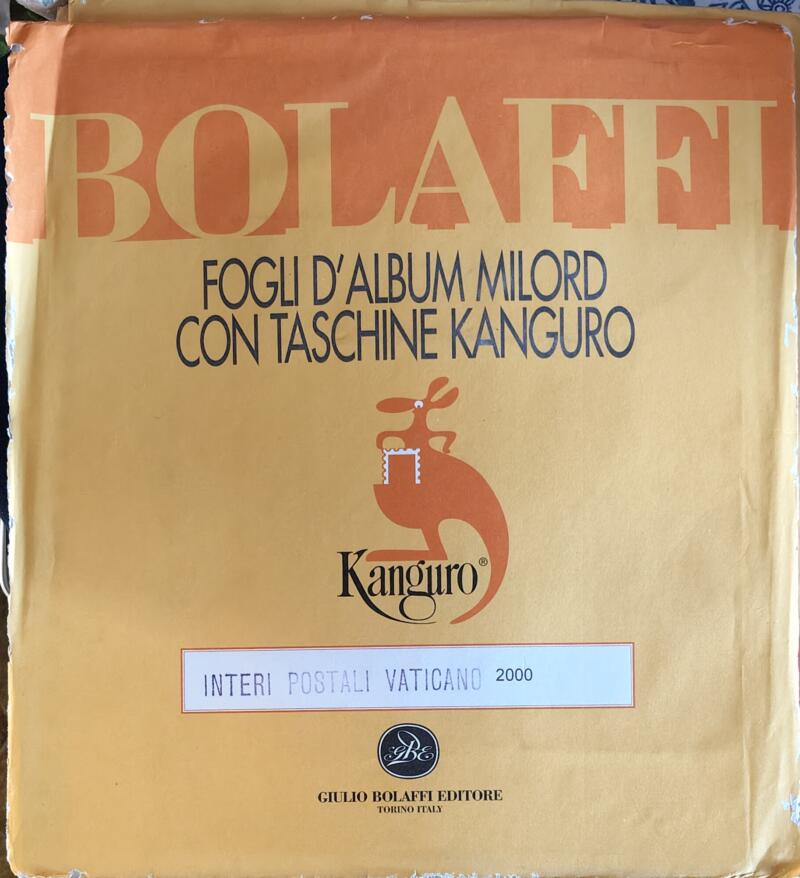 Bolaffi Fogli album Milord Vaticano IP Anno 2000